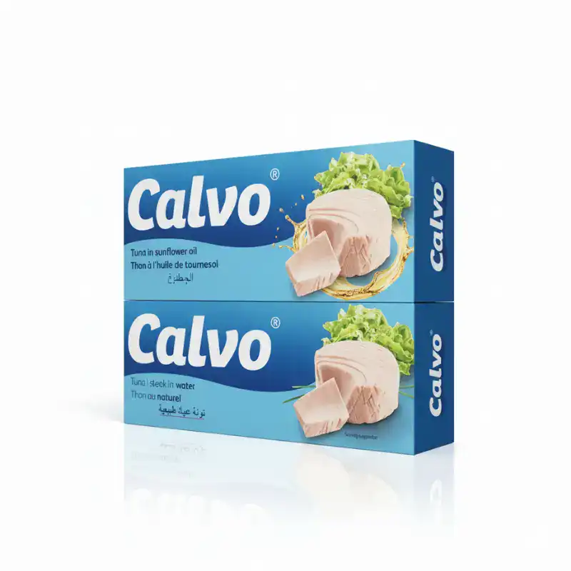 Calvo Tuna Duo (Sunflower Oil & Water)