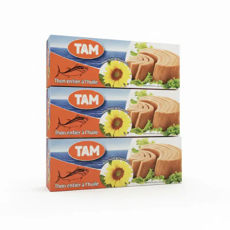 Thon entier TAM à l’huile