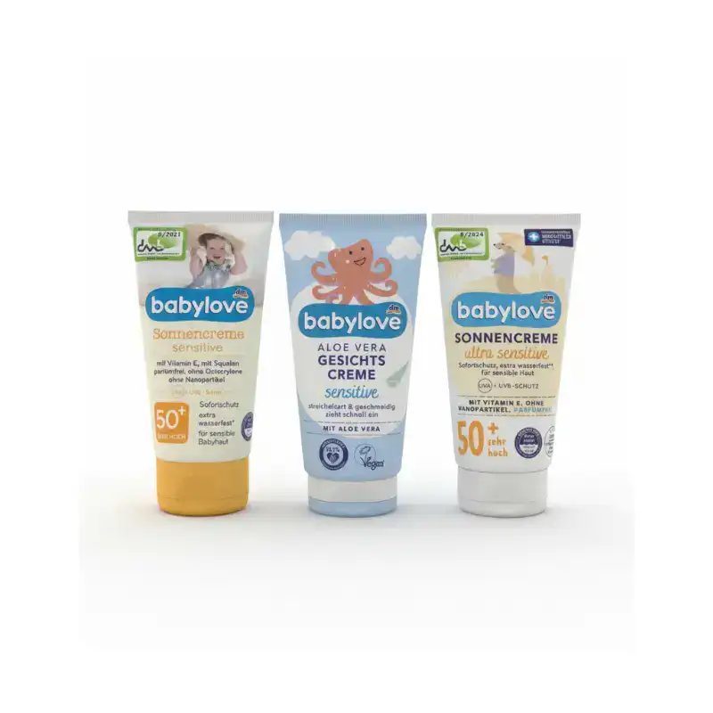 Babylove Crème Solaire et Crème Visage