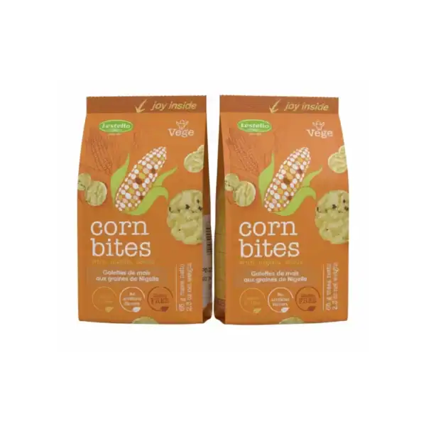 Corn Bites – Galettes de Maïs aux Graines de Nigelle