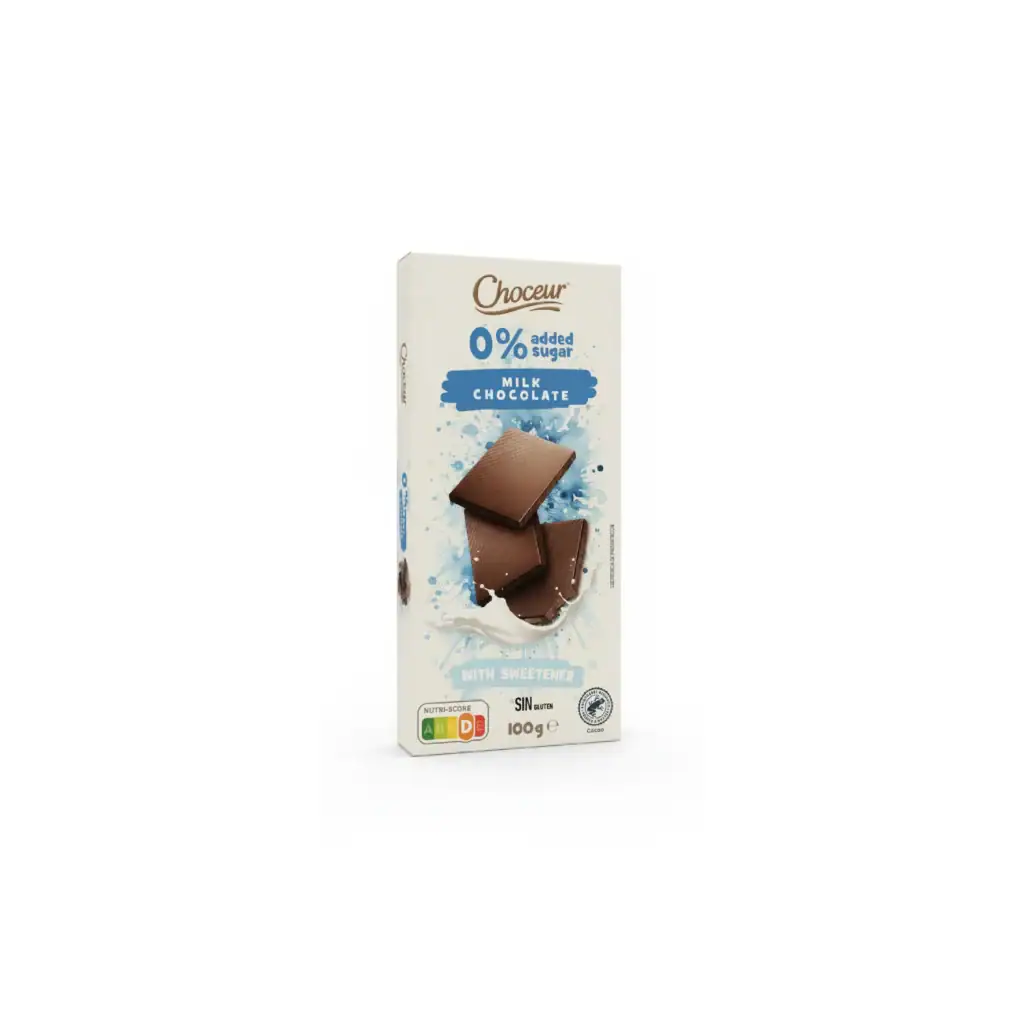 Choceur Chocolat au Lait 0% sucres ajoutés 