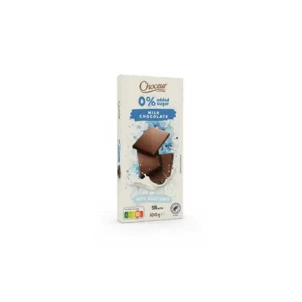 Choceur Chocolat au Lait 0% sucres ajoutés 