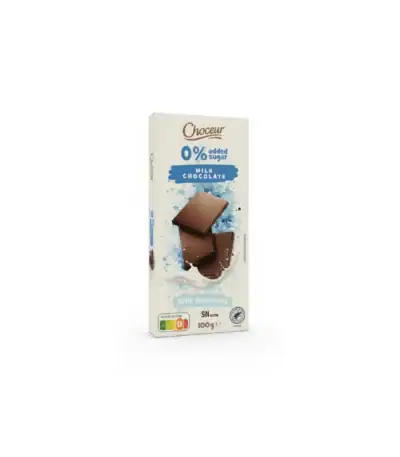 Choceur Chocolat au Lait 0% sucres ajoutés 