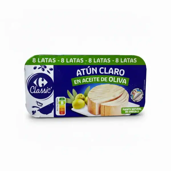 Thon Clair à l’Huile d’Olive – Classic (8 boîtes)