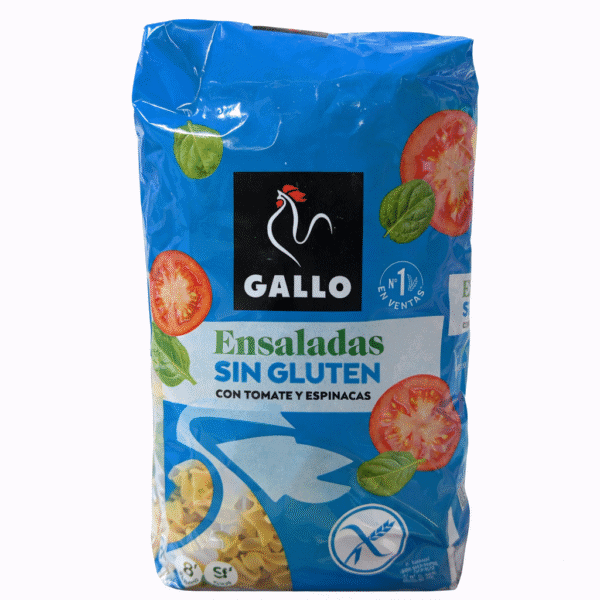 Gallo – Pâtes pour salades sans gluten tomate & épinards