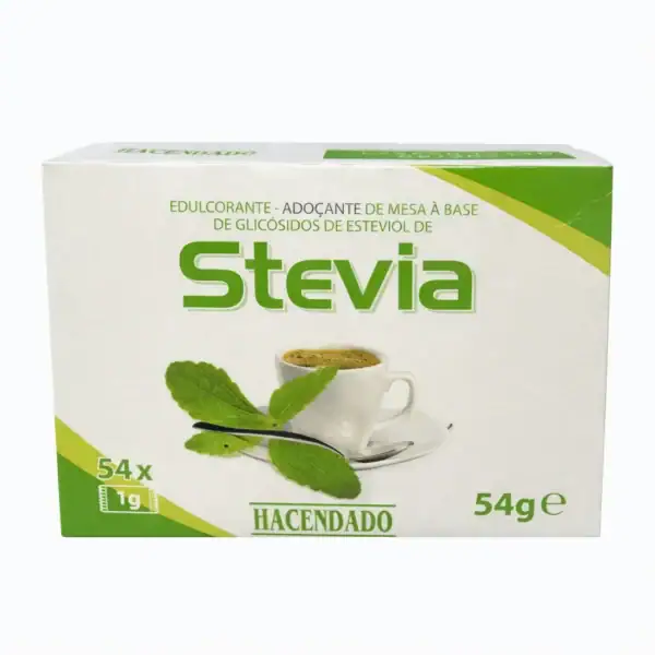 Stevia Hacendado – 54 sachets (1 g chacun)